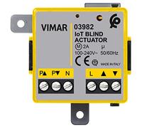 VIMAR 03982 Modulo relè tapparella connesso IoT, per tapparella con orientamento delle lamelle, controllo da remoto, doppia tecnologia Bluetooth e Zigbee, grigio