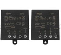 Vimar 03993 Modulo relè magnetico Quid per luci ad impulsi sequenziali ON/OFF, 1 ingr pulsante NO, 2 uscite sequenziali a relè NO 10 A 220-240 V~ 50/60 Hz (Confezione da 2)