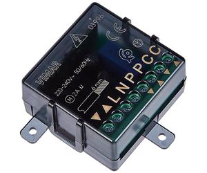 Vimar 03996 Modulo relè elettronico centralizzabile Quid per tapparella, memorizzazione di posizione, installazione in scatole di derivazione o portafrutto, Grigio,