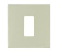 Vimar Serie 8.000 - Placca 1 modulo alluminio pressione Serie 8000 Oro