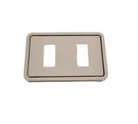 Vimar 08636.I.12 Placca 2 Moduli Resina Scatto Bianco Serie 8000