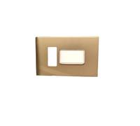 Vimar 08681.BR Serie 22 Placca Supporto Pulsante A Targa 10A 12-24V Bronzo