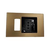 Vimar 08691.Br Presa X Torcia Con Placca Bronzo 1 Foro X Apparecchi Serie 8000