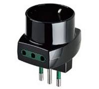 Vimar 0A00322N adattatore per presa di corrente Tipo L (IT) Nero