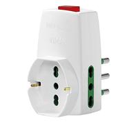 Vimar 0P00331.B Adattatore Universale, S17, 2P17/11, Interruttore, Bianco