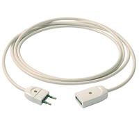 Vimar 0P32332.B Cavo Prolunga lineare 3 metri, 2 x 0.75, con sistema SICURY, per alimentazione di apparecchi classe II, Bianco