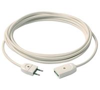 Vimar 0P32337.B Cavo Prolunga lineare 5 metri, 2 x 0.75, spina S10 con SICURY. presa P10 SICURY, bianco