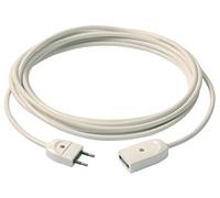 Vimar 0P32337.B Cavo Prolunga lineare 5 metri, 2 x 0.75, spina S10 con SICURY. presa P10 SICURY, bianco