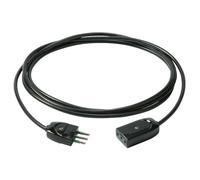 Vimar 0P32362 prolunga elettrica lineare 3 metri, spina e presa IT 10A 2P+T