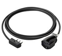 Vimar 0P32381 Prolunga Universale lineare 3 metri, 3G1, spina piatta SPA17, presa P40, sistema SICURY, nero