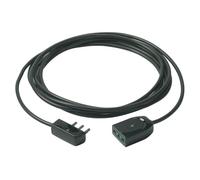 VIMAR 0P32386 Cordone prolungatore lineare 3 metri, cavo 3G1, spina piatta (grande) SPA17, presa SICURY 16 A 250 V~ IT P17/11, nero, 3m