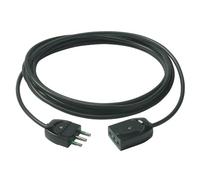 Vimar 0P32387 Cavo Prolunga lineare 5 metri, 3G1, spina 2P+T 16 A 250 V~ standard italiano tipo S17, Bpresa SICURY 2P+T 16 A 250 V~ standard italiano tipo P17/11, nero