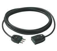 Vimar 0P32387 Cavo Prolunga lineare 5 metri, 3G1, spina 2P+T 16 A 250 V~ standard italiano tipo S17, Bpresa SICURY 2P+T 16 A 250 V~ standard italiano tipo P17/11, nero