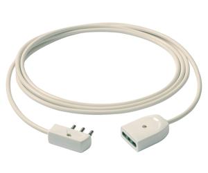 VIMAR - 0P32389.B Cavo prolunga 3G1+spina piatta 5m bianco