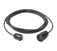 Vimar 0P32397 Prolunga cavo lineare 5 metri, 3G1 e P30, spina 2P+T 16 A 250 V~ standard tedesco (Schuko), presa SICURY 2P+T 16 A 250 V~ standard italiano tipo P30, nero