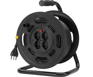 VIMAR 0P32733 PROLUNGA 45 METRI SU AVVOLGICAVO CON 4 PRESE UNEL SHUKO BIPASSO