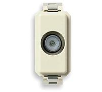 Vimar 0R08190.10 serie 8000 Presa antenna TV-RD-SAT, passante, con connettore ma