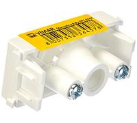 VIMAR 0R14044 PLANA | Copriforo Passacavo con serracavo, di dimensioni 2.23 x 4.9 x 3.0 cm, colore bianco