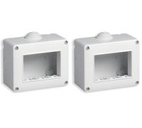 Vimar 0R14803 Contenitore da parete IP40, 3 moduli Eikon, Arké e Plana (Confezione da 2)