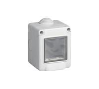 Vimar 0R14902 Contenitore da parete Serie protetta e stagna IP55, 2 moduli Eikon, Arké e Plana