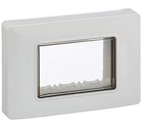 Vimar 0R14943.01 Calotta da parete IP55, 3 moduli Eikon, Arké e Plana, con viti, per scatole da incasso 3 moduli, bianco