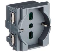 Vimar 0R16211 Idea Presa Da Incasso, Con Protezione Bambini Sicuri Sicury Single