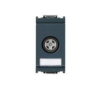 Vimar 0R16306.01 Idea Presa coassiale TV-RD-SAT, diretta, con connettore maschio