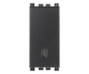 VIMAR 0R19000 Arké interruttore illuminabile, 1 modulo, 1P 10AX, grigio