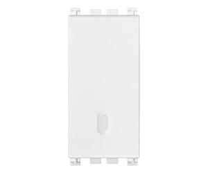 VIMAR 0R19004.B Arké deviatore illuminabile, 1 modulo, 1P 10AX, bianco