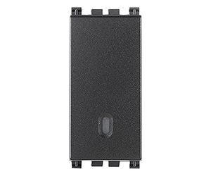 Vimar 0R19013 Arké invertitore illuminabile, 1 modulo, 1P 16AX, grigio