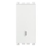 Vimar 0R19013.B Arké Invertitore 1P 16 AX 250 V~ illuminabile, tasto sostituibile, bianco. Max 200 W per lampade con alimentatore integrato (IEC 60669-1:2017)