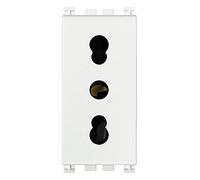 Vimar 0R19203.B Arké presa SICURY 2P+T 16A standard italiano P17/11 bianco