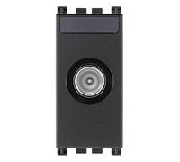 VIMAR 0R19300.10 Arké Presa TV-RD-SAT passante, connettore maschio, grigio