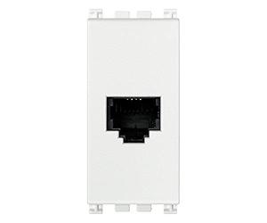 VIMAR 0R19320.B Arké Presa RJ11, da incassso, 6/4, 1 modulo, bianco
