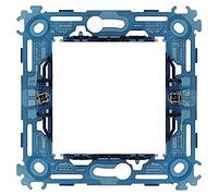 Vimar 0R19602 Supporto con Griffe, Blu Trasparente, 2 moduli