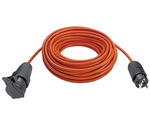 Vimar 0R32397 Prolunga Lineare 30 m IP44, Spina 16 A Combinata DE/FR, Presa SICURY Schuko, per Apparecchi Elettrici da Giardinaggio ed Elettroutensili, Arancio