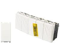 Vimar 0T14000 Plana set 5 pezzi interruttori illuminabili, 1 polo, bianco