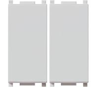 Vimar 0T14041.SL Plana Silver Copriforo Silver 2 pezzi (Confezione da 2)