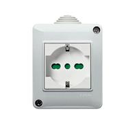 VIMAR 0T14802.U Plana contenitore da parete con presa universale IP40