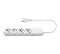 Vimar Presa multipla 4 universale+int. bianco - 01296.CC.B