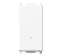 Vimar 14004 Serie Plana Deviatore 1P 10AX Illuminabile Bianco