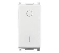 Vimar 14015.AB Plana Interruttore 2P 16AX illuminabile antibatterico bianco