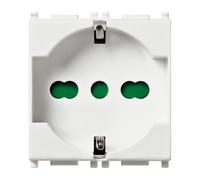 Vimar 14210 Presa Universale SICURY 2P+T 16 A 250 V~ Plana Bianca