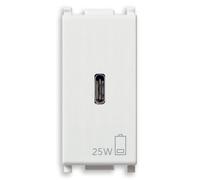 Vimar 14292 C 25 Plana Alimentatore USB da 25 W per dispositivi elettronici