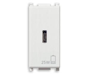 Vimar 14292 C 25 Plana Alimentatore USB da 25 W per dispositivi elettronici