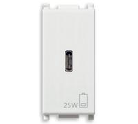 Alimentatore USB 25W 1M bianco VIMAR PLANA 14292.C.25