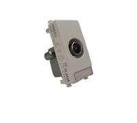 Vimar 14300.01 Presa Tv Derivata 1Db Connettore Maschio Bianco Plana