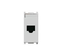 Presa RJ45 vimar 14338.8.SL plana silver Netsafe Cat5e UTP