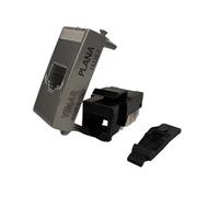 Vimar 14338.9.SL Presa Rj45 Netsafe Cat5E Utp Silver Serie Plana
