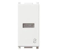 Vimar 14418 Plana SCUDO, limitatore di sovratensione 250 V~ con protezione e segnalazione d'intervento, bianco